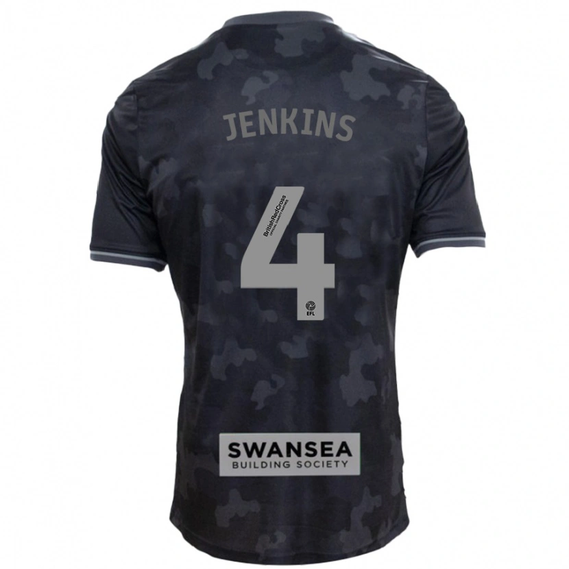 Danxen Kid Shaunna Jenkins #4 Black Away Jersey 2024/25 T-Shirt