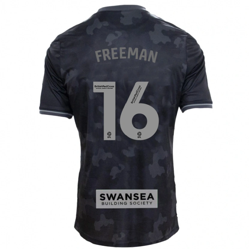 Danxen Kid Emily Freeman #16 Black Away Jersey 2024/25 T-Shirt