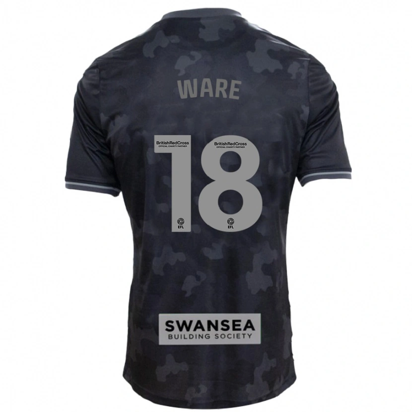 Danxen Kid Phoebe Ware #18 Black Away Jersey 2024/25 T-Shirt