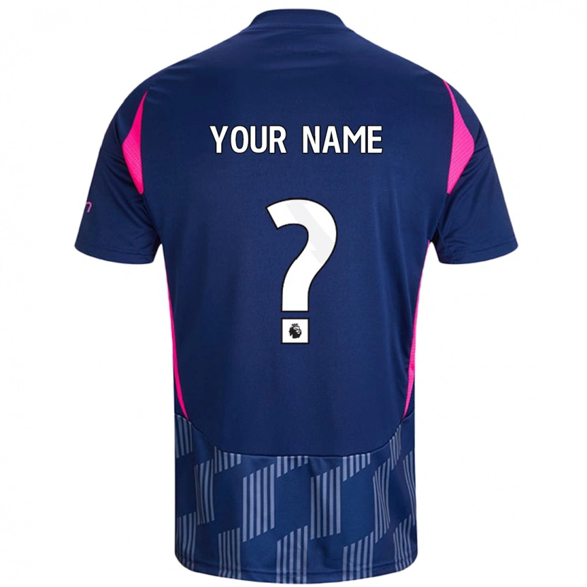 Danxen Kid Your Name #0 Royal Blue Pink Away Jersey 2024/25 T-Shirt