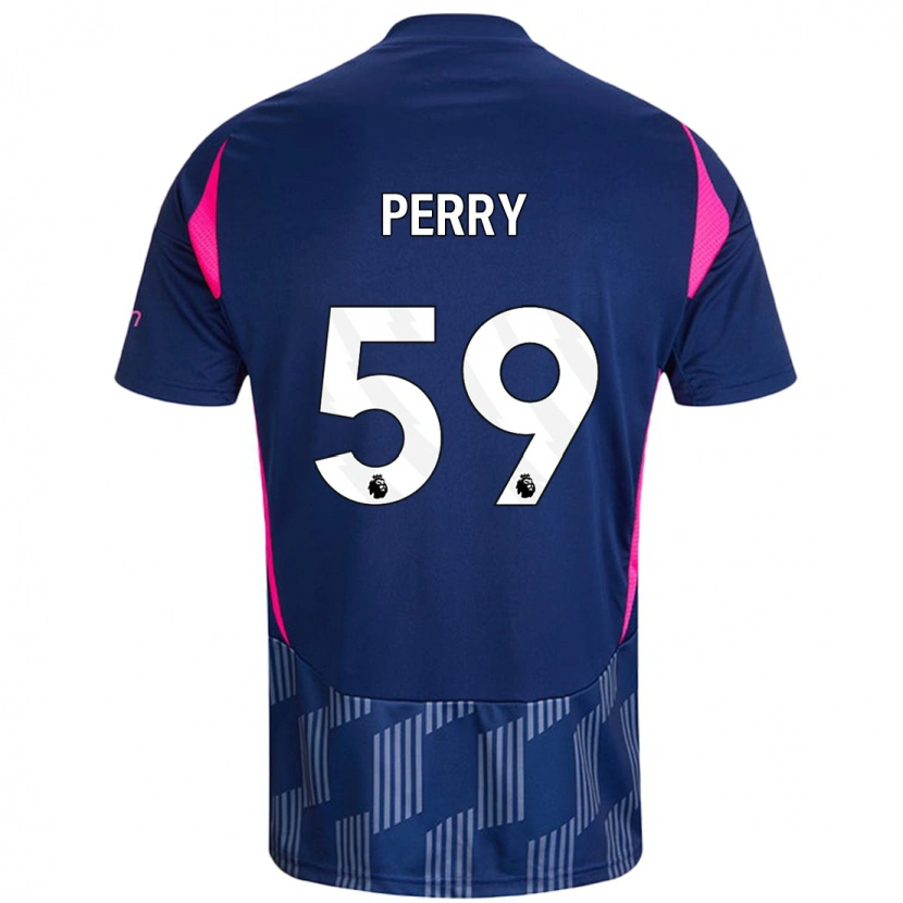 Danxen Kid Ben Perry #59 Royal Blue Pink Away Jersey 2024/25 T-Shirt