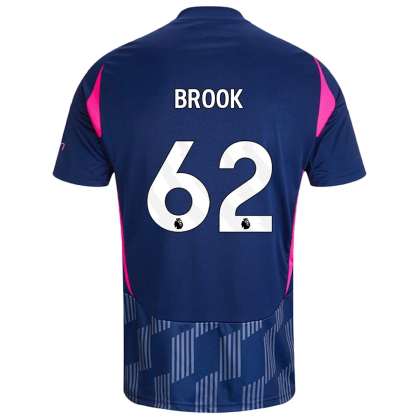 Danxen Kid Will Brook #62 Royal Blue Pink Away Jersey 2024/25 T-Shirt