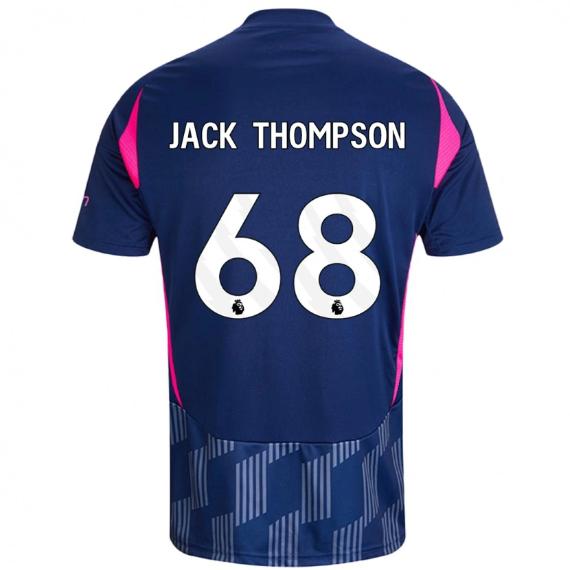 Danxen Kid Jack Thompson #68 Royal Blue Pink Away Jersey 2024/25 T-Shirt