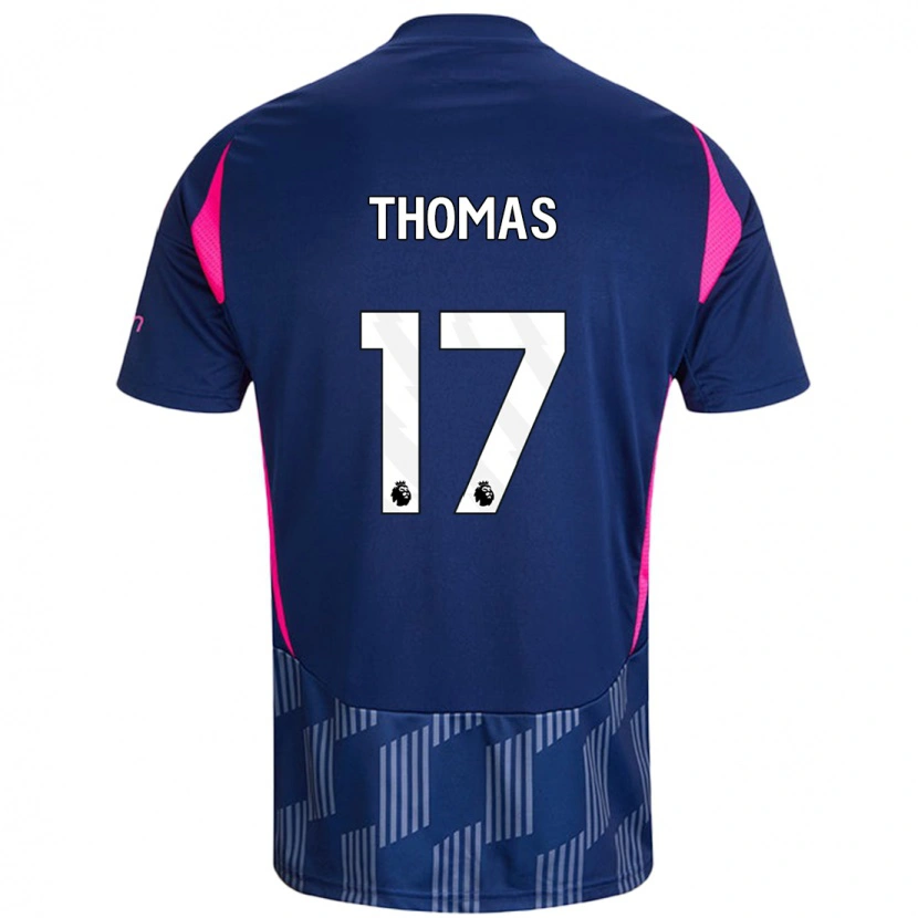 Danxen Kid Freya Thomas #17 Royal Blue Pink Away Jersey 2024/25 T-Shirt