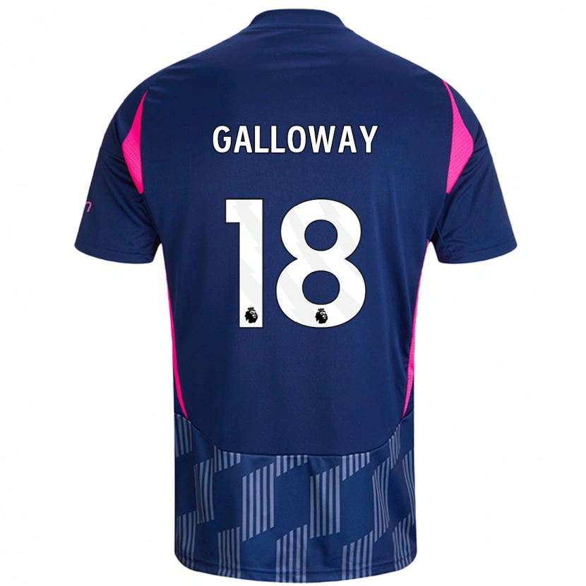 Danxen Kid Bridget Galloway #18 Royal Blue Pink Away Jersey 2024/25 T-Shirt