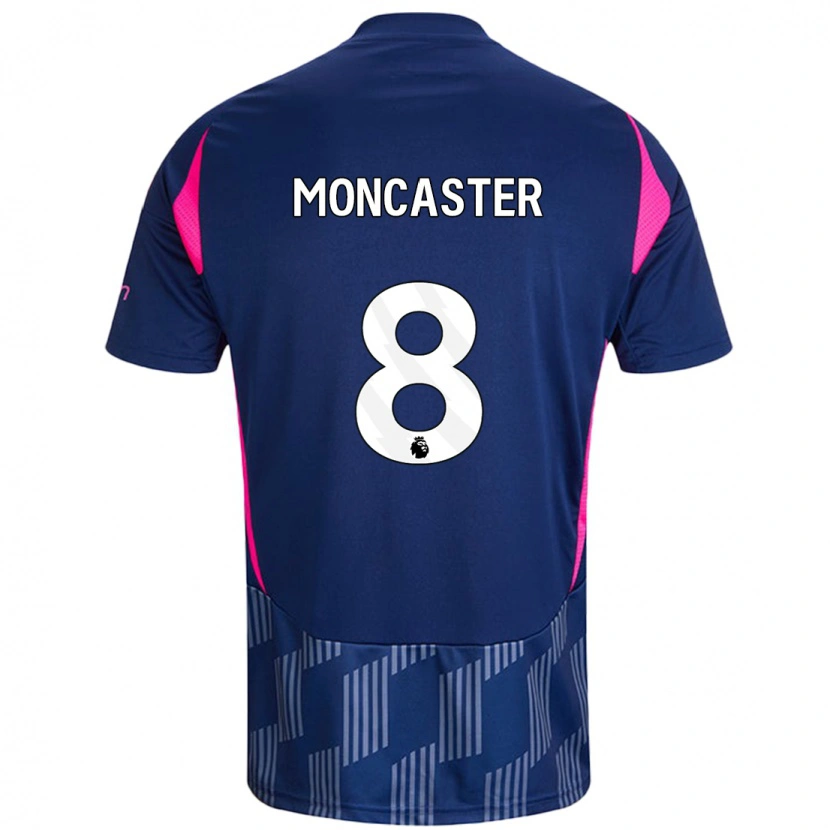 Danxen Kid Mai Moncaster #8 Royal Blue Pink Away Jersey 2024/25 T-Shirt