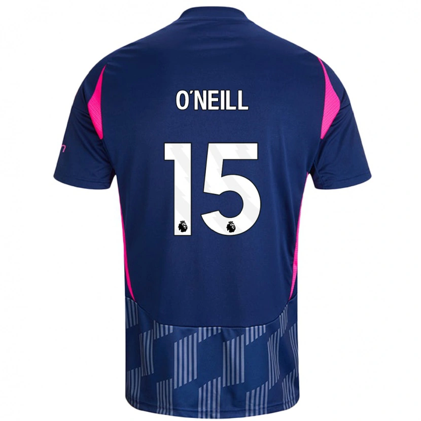 Danxen Kid Laura-Jayne O'neill #15 Royal Blue Pink Away Jersey 2024/25 T-Shirt