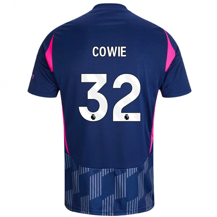 Danxen Kid Abi Cowie #32 Royal Blue Pink Away Jersey 2024/25 T-Shirt