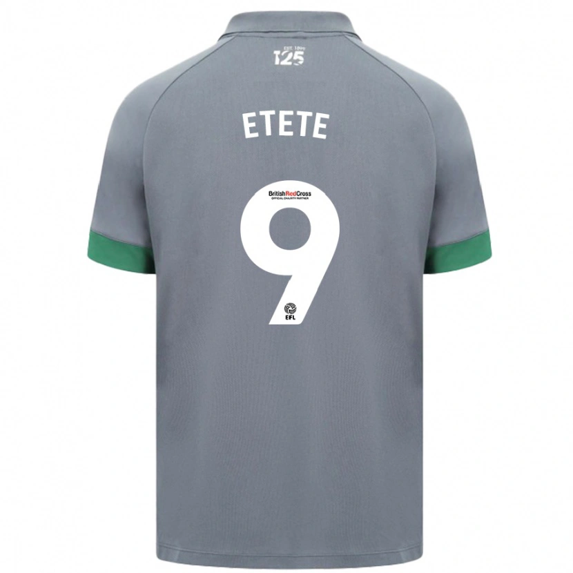 Danxen Kid Kion Etete #9 Dark Gray Away Jersey 2024/25 T-Shirt