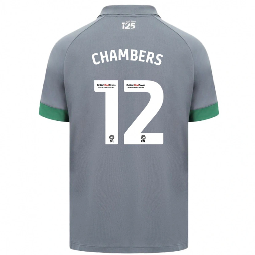 Danxen Kid Calum Chambers #12 Dark Gray Away Jersey 2024/25 T-Shirt