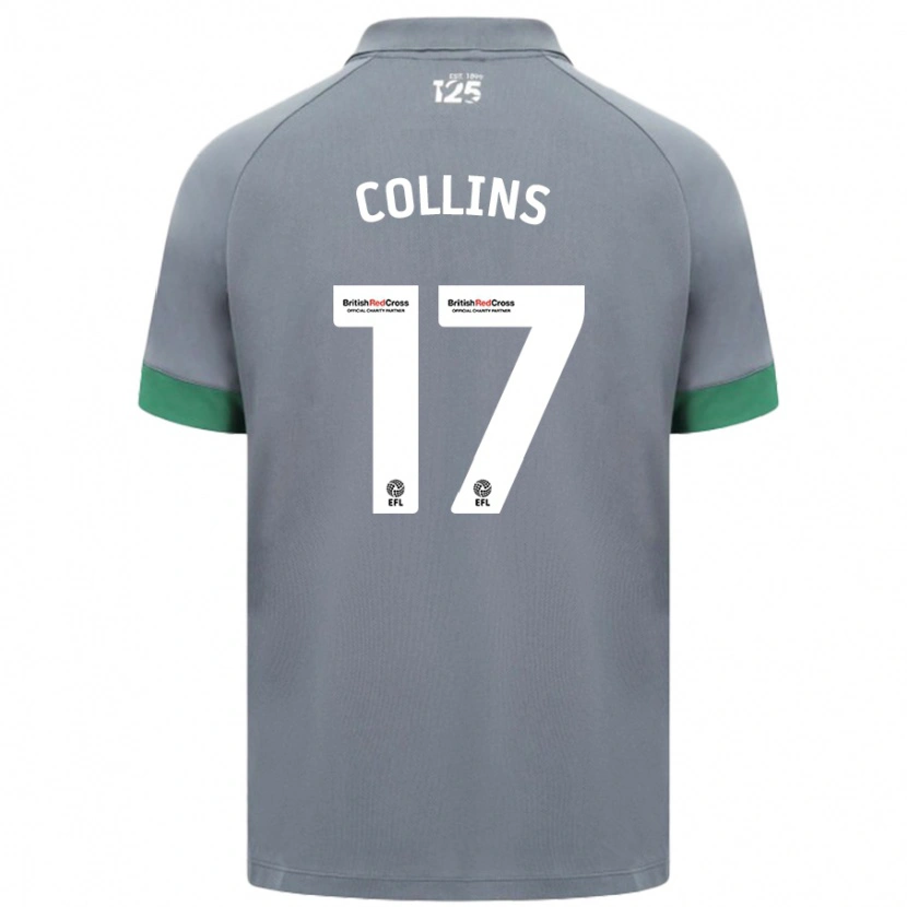 Danxen Kid Jamilu Collins #17 Dark Gray Away Jersey 2024/25 T-Shirt