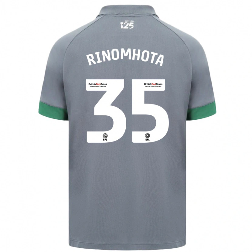 Danxen Kid Andy Rinomhota #35 Dark Gray Away Jersey 2024/25 T-Shirt