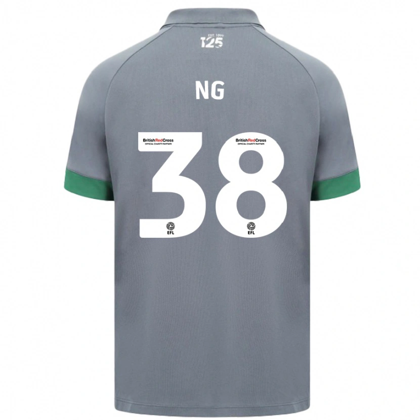 Danxen Kid Perry Ng #38 Dark Gray Away Jersey 2024/25 T-Shirt