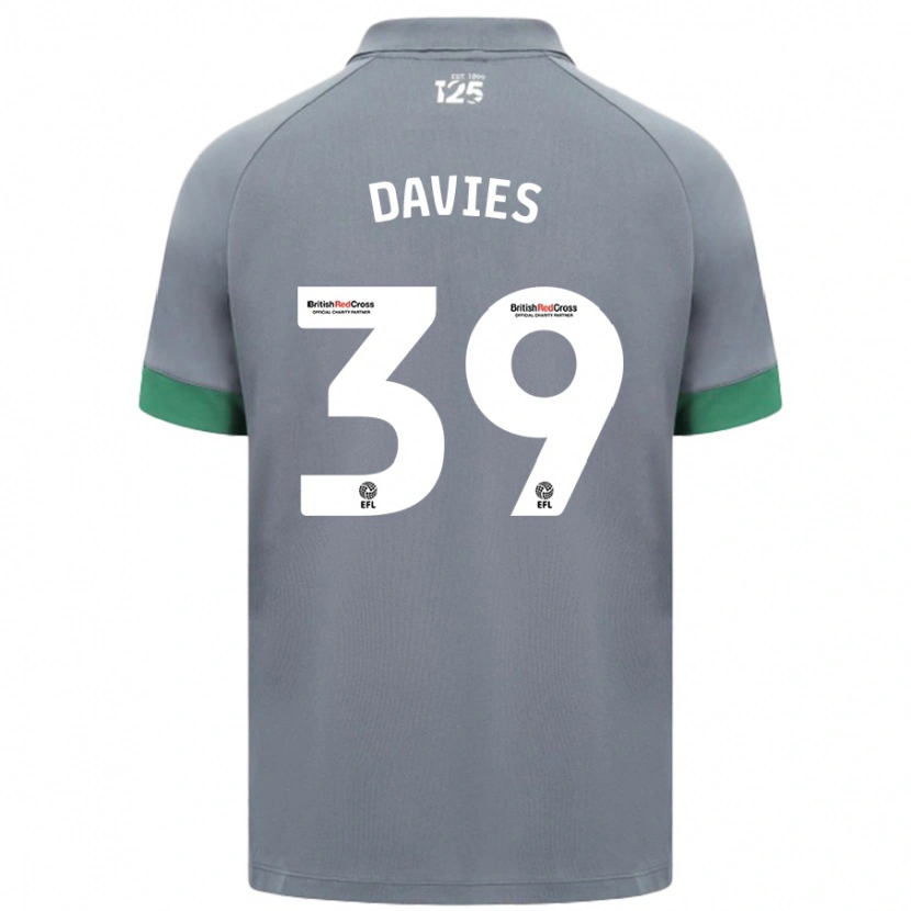 Danxen Kid Isaak Davies #39 Dark Gray Away Jersey 2024/25 T-Shirt