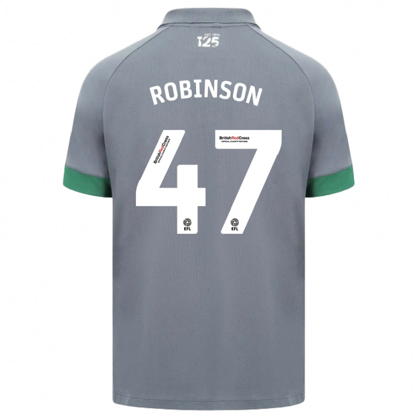 Danxen Kid Callum Robinson #47 Dark Gray Away Jersey 2024/25 T-Shirt