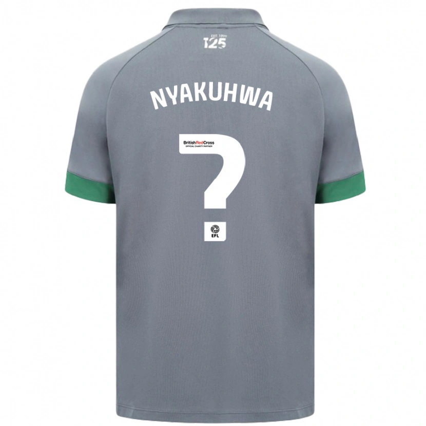 Danxen Kid Tanatswa Nyakuhwa #0 Dark Gray Away Jersey 2024/25 T-Shirt