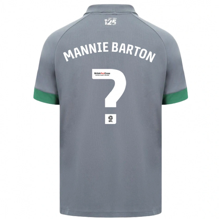 Danxen Kid Mannie Barton #0 Dark Gray Away Jersey 2024/25 T-Shirt