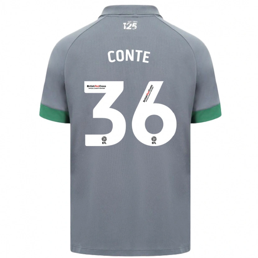 Danxen Kid Raheem Conte #36 Dark Gray Away Jersey 2024/25 T-Shirt