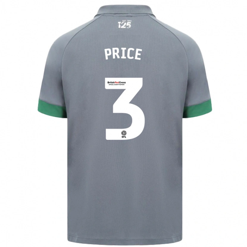 Danxen Kid Ffion Price #3 Dark Gray Away Jersey 2024/25 T-Shirt