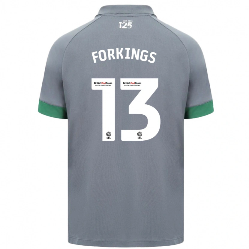 Danxen Kid Amelia Forkings #13 Dark Gray Away Jersey 2024/25 T-Shirt