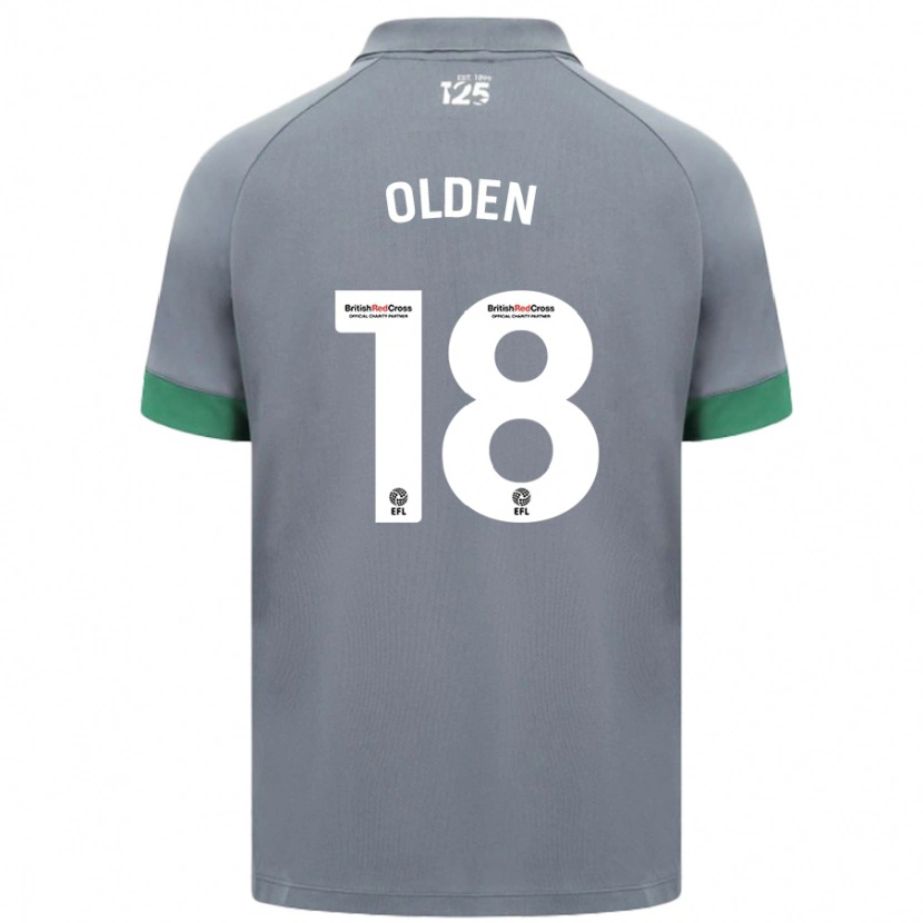 Danxen Kid Mackenzie Olden #18 Dark Gray Away Jersey 2024/25 T-Shirt