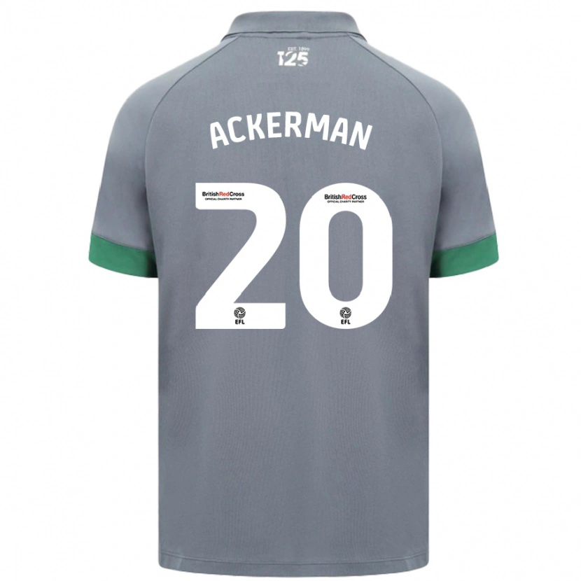 Danxen Kid Mali Ackerman #20 Dark Gray Away Jersey 2024/25 T-Shirt