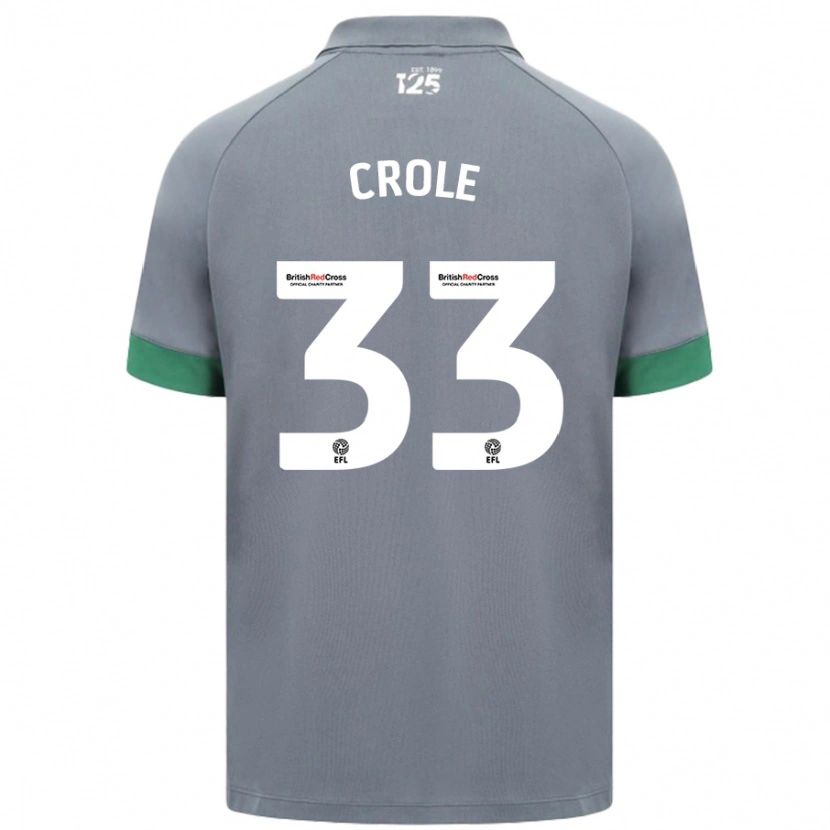 Danxen Kid James Crole #33 Dark Gray Away Jersey 2024/25 T-Shirt