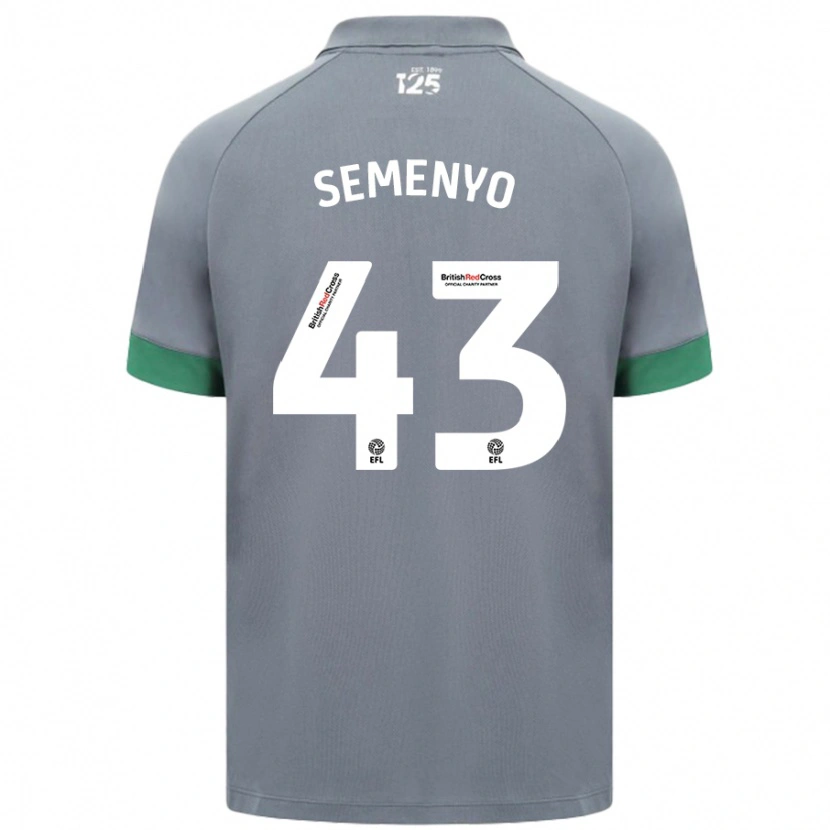 Danxen Kid Jai Semenyo #43 Dark Gray Away Jersey 2024/25 T-Shirt