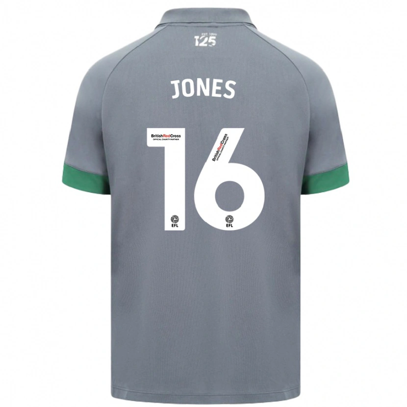 Danxen Kid Ellie Jones #16 Dark Gray Away Jersey 2024/25 T-Shirt