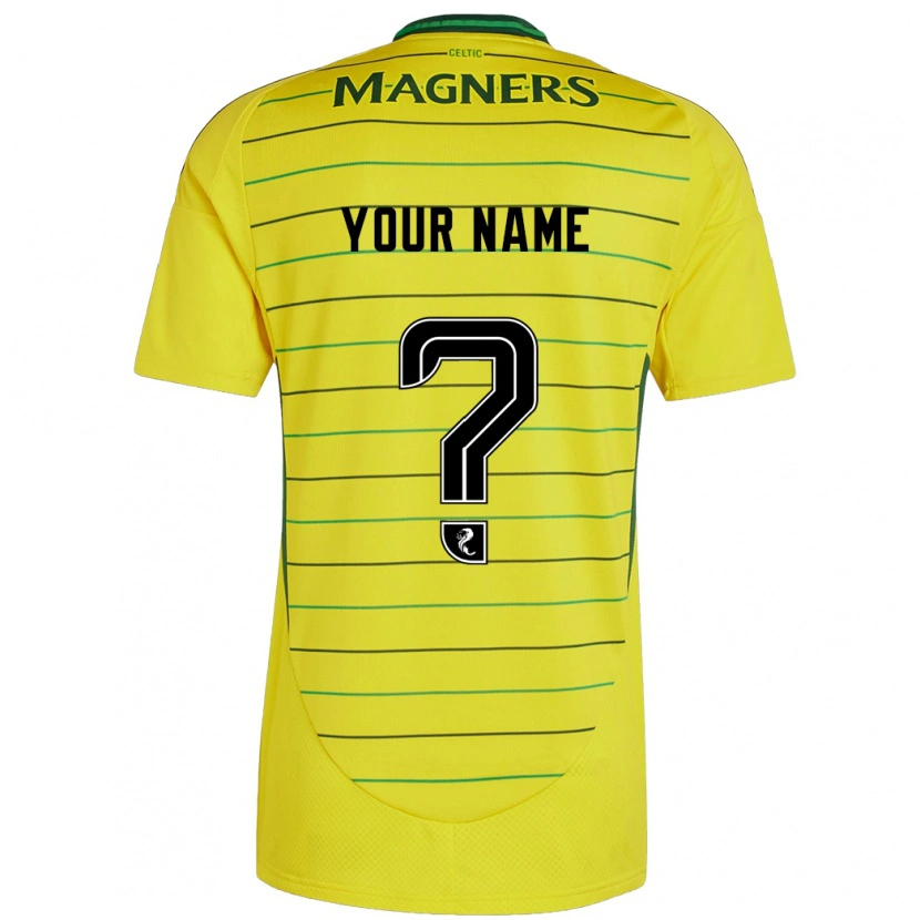 Danxen Kid Your Name #0 Yellow Away Jersey 2024/25 T-Shirt