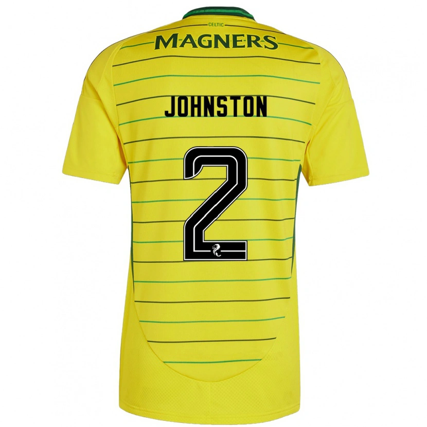 Danxen Kid Alistair Johnston #2 Yellow Away Jersey 2024/25 T-Shirt