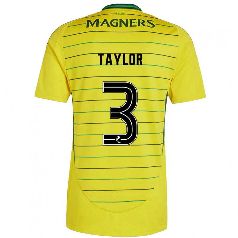 Danxen Kid Greg Taylor #3 Yellow Away Jersey 2024/25 T-Shirt