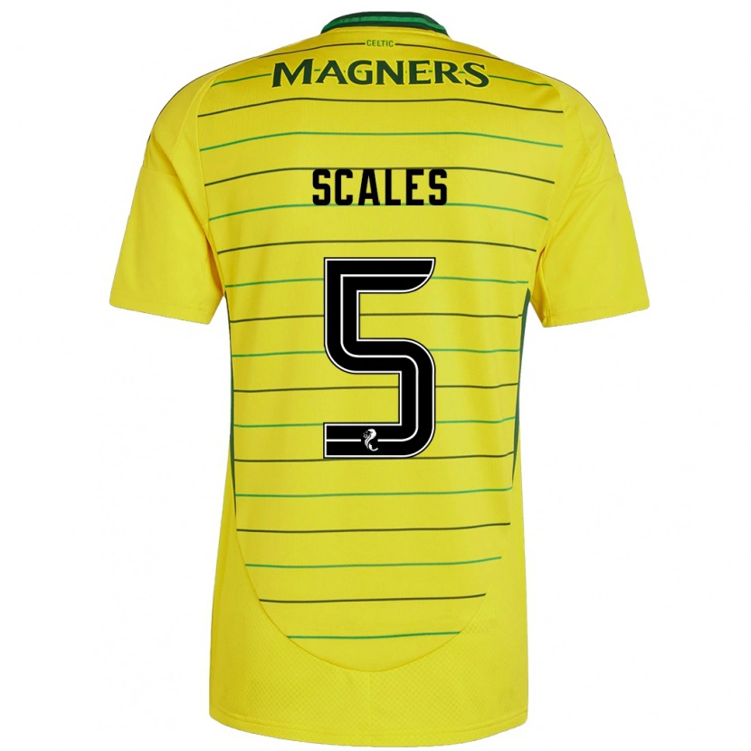 Danxen Kid Liam Scales #5 Yellow Away Jersey 2024/25 T-Shirt