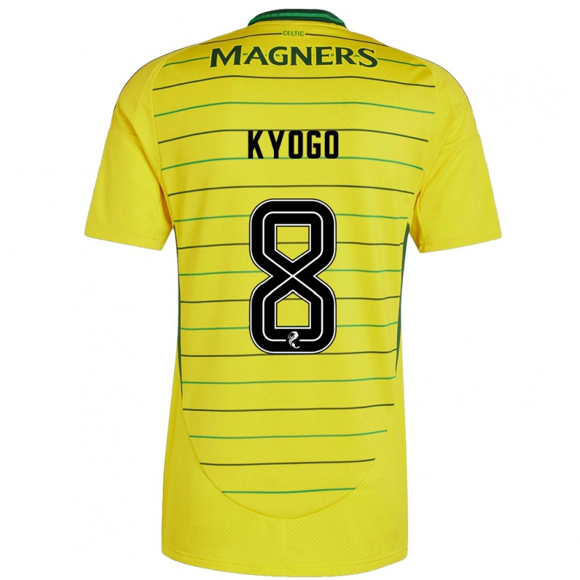 Danxen Kid Kyogo Furuhashi #8 Yellow Away Jersey 2024/25 T-Shirt