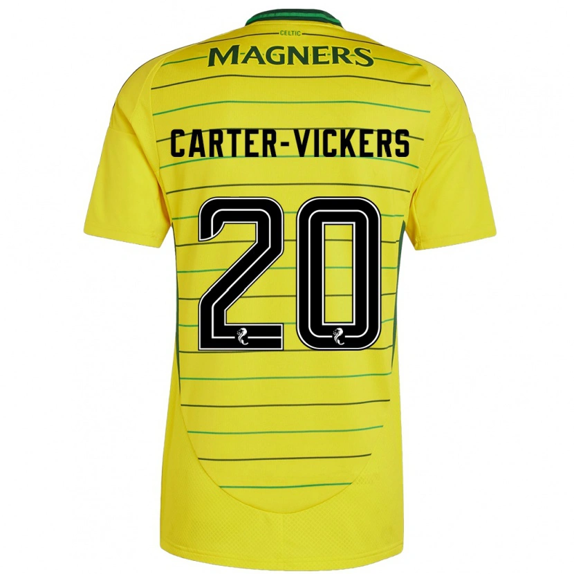 Danxen Kid Cameron Carter-Vickers #20 Yellow Away Jersey 2024/25 T-Shirt