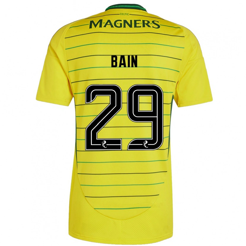 Danxen Kid Scott Bain #29 Yellow Away Jersey 2024/25 T-Shirt