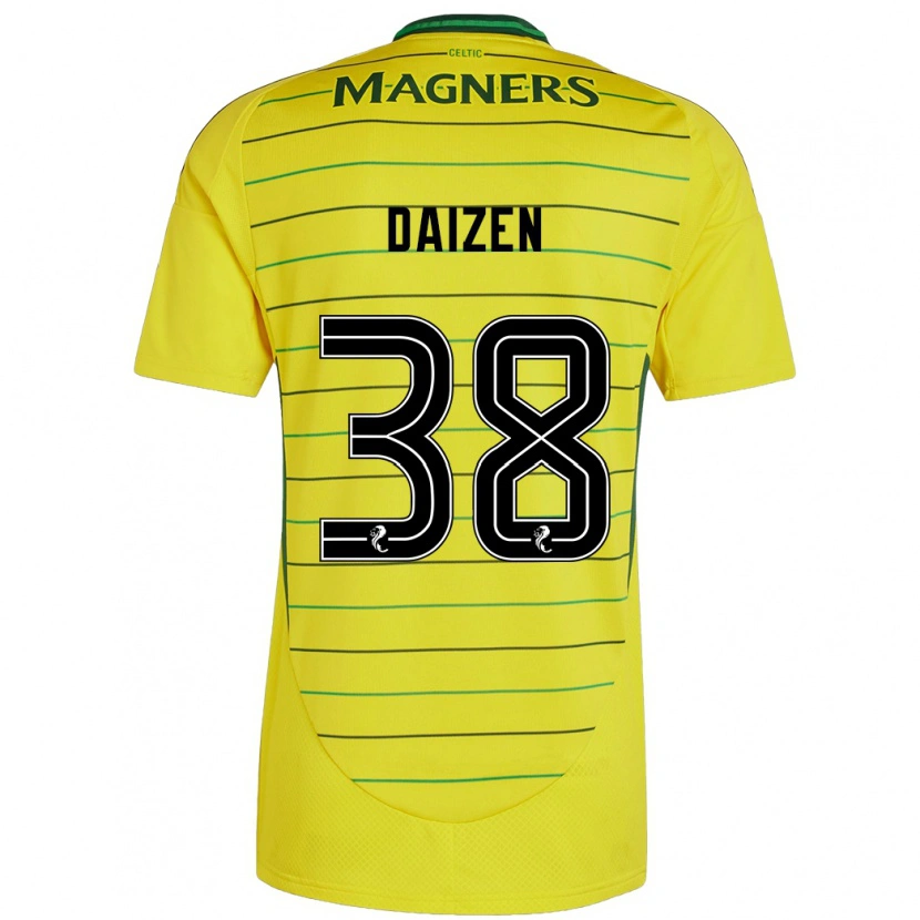 Danxen Kid Daizen Maeda #38 Yellow Away Jersey 2024/25 T-Shirt