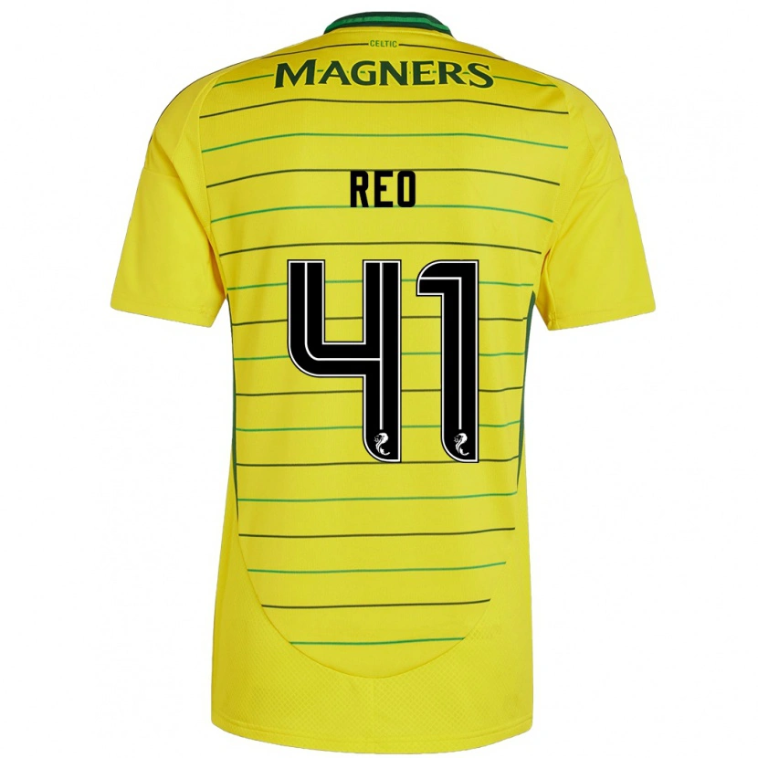 Danxen Kid Reo Hatate #41 Yellow Away Jersey 2024/25 T-Shirt