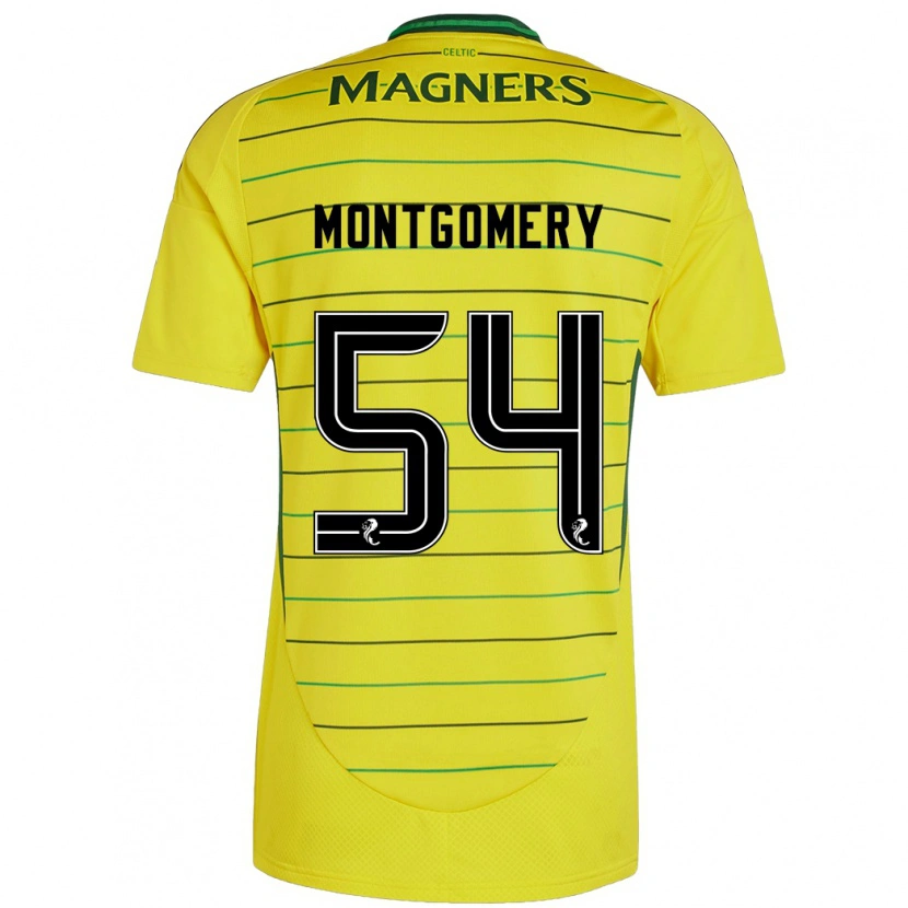 Danxen Kid Adam Montgomery #54 Yellow Away Jersey 2024/25 T-Shirt