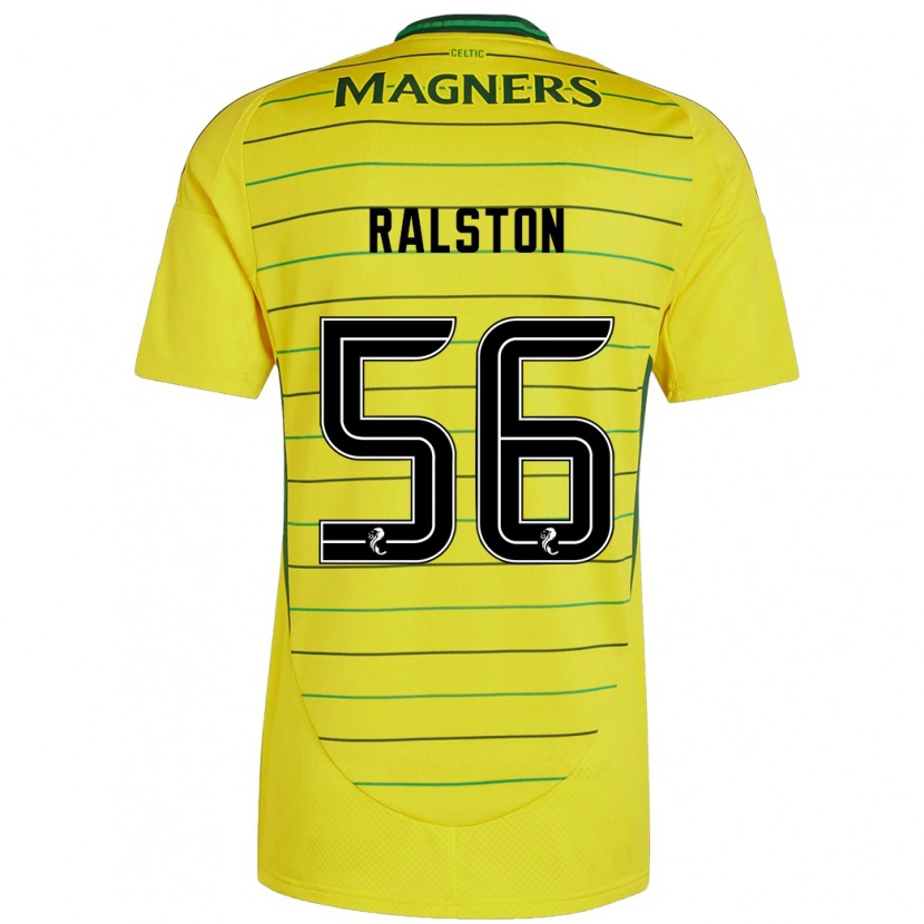 Danxen Kid Anthony Ralston #56 Yellow Away Jersey 2024/25 T-Shirt