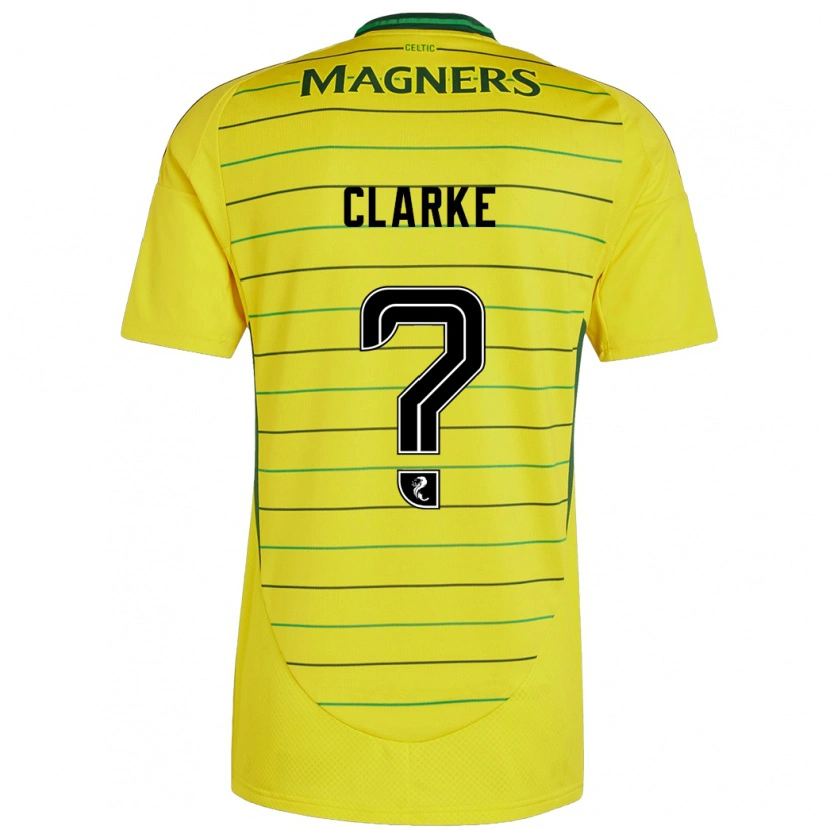 Danxen Kid Josh Clarke #0 Yellow Away Jersey 2024/25 T-Shirt