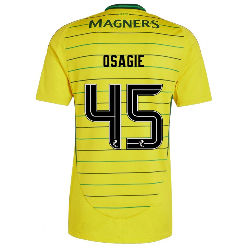 Danxen Kid Justin Osagie #45 Yellow Away Jersey 2024/25 T-Shirt