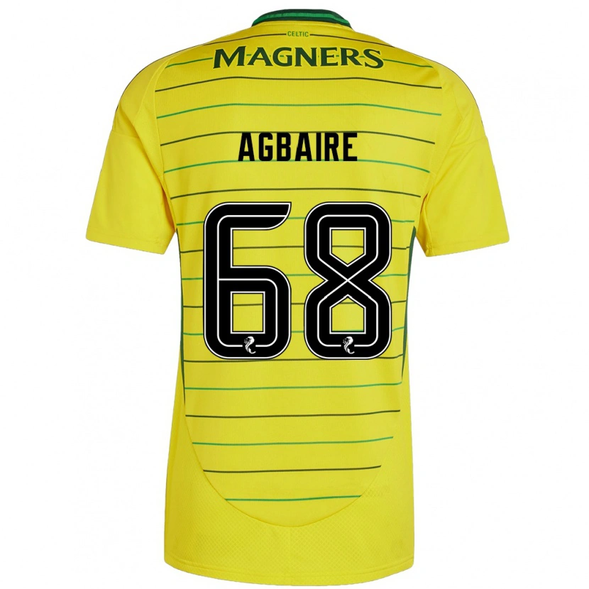 Danxen Kid Lenny Agbaire #68 Yellow Away Jersey 2024/25 T-Shirt