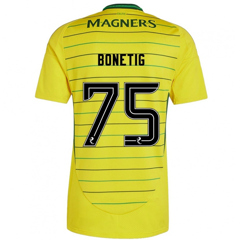 Danxen Kid Liam Bonetig #75 Yellow Away Jersey 2024/25 T-Shirt