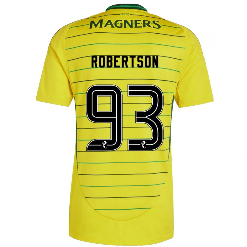 Danxen Kid Mitchell Robertson #93 Yellow Away Jersey 2024/25 T-Shirt