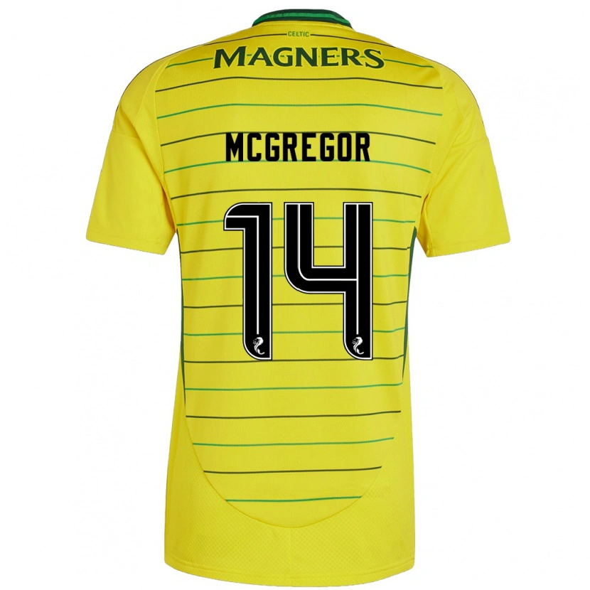 Danxen Kid Shannon Mcgregor #14 Yellow Away Jersey 2024/25 T-Shirt