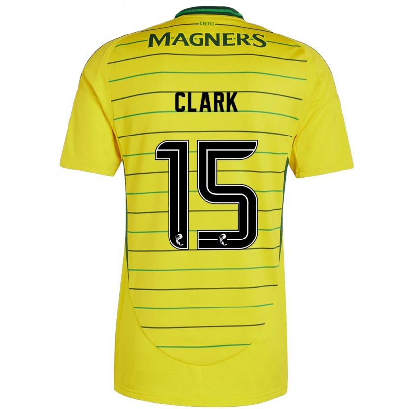 Danxen Kid Kelly Clark #15 Yellow Away Jersey 2024/25 T-Shirt