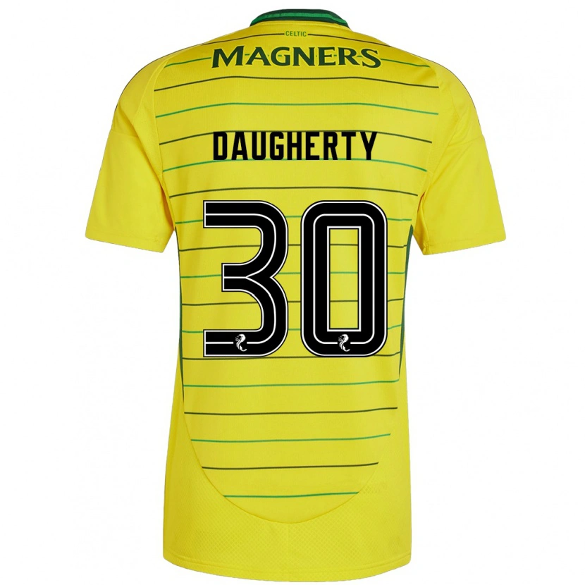 Danxen Kid Kelsey Daugherty #30 Yellow Away Jersey 2024/25 T-Shirt