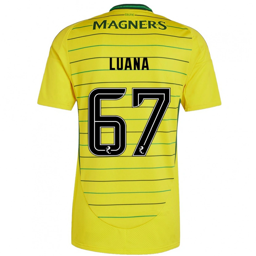 Danxen Kid Luana Muñoz #67 Yellow Away Jersey 2024/25 T-Shirt