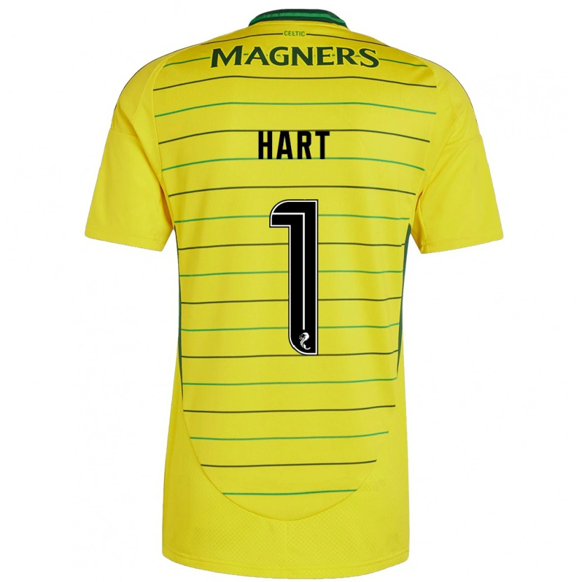 Danxen Kid Joe Hart #1 Yellow Away Jersey 2024/25 T-Shirt